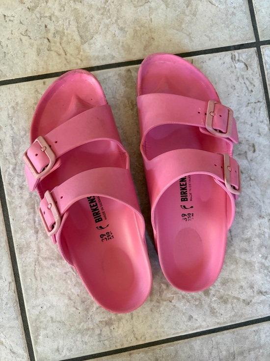 Birkenstock Shoes - Birkenstock Pink Eva Sandals - Women's Lightweight Slides
